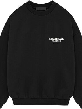 Essentials - Fear of God Graphic Print Crew Neck Sweatshirt Essentials -Small